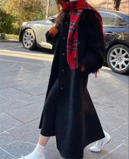 womens warm daily plain coats